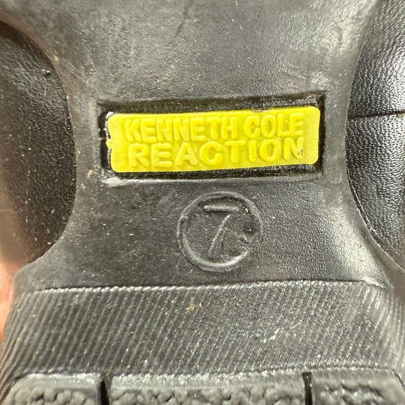 Kenneth Cole Reaction Shoes Men sz:7 Black Loafer Office Preppy Classic Comfort - Picture 3 of 8
